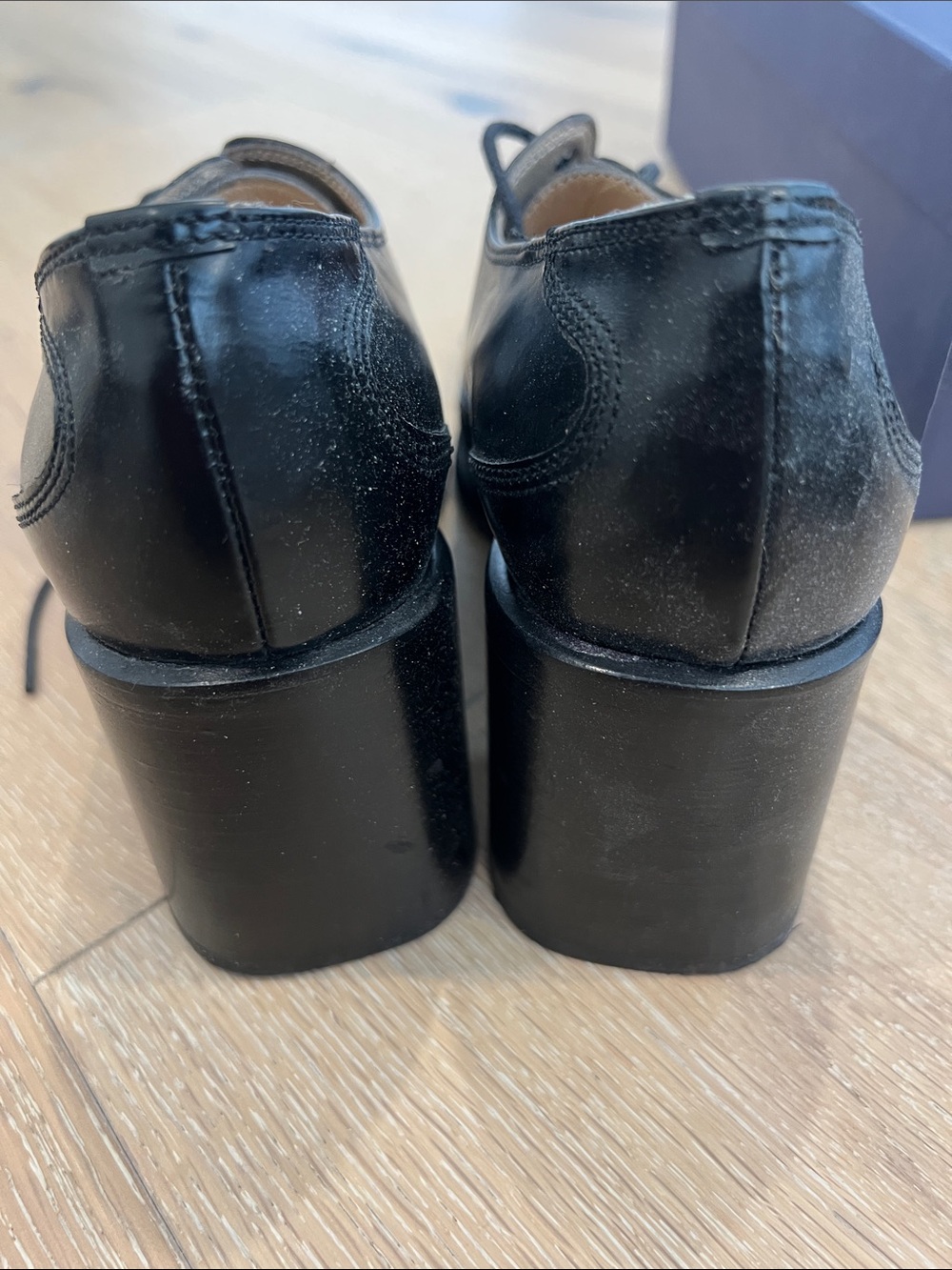 Black Lace-Up Women’s Dress Shoes - Picture 3 of 10